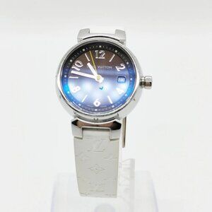 Louis Vuitton Watch Q1211 26mm Women's Black X Brown 756-070225
